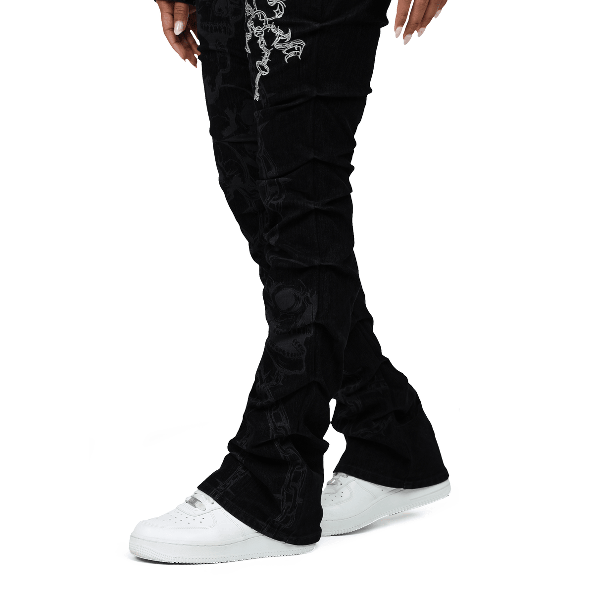 Women's High Rise Flocking Outfit