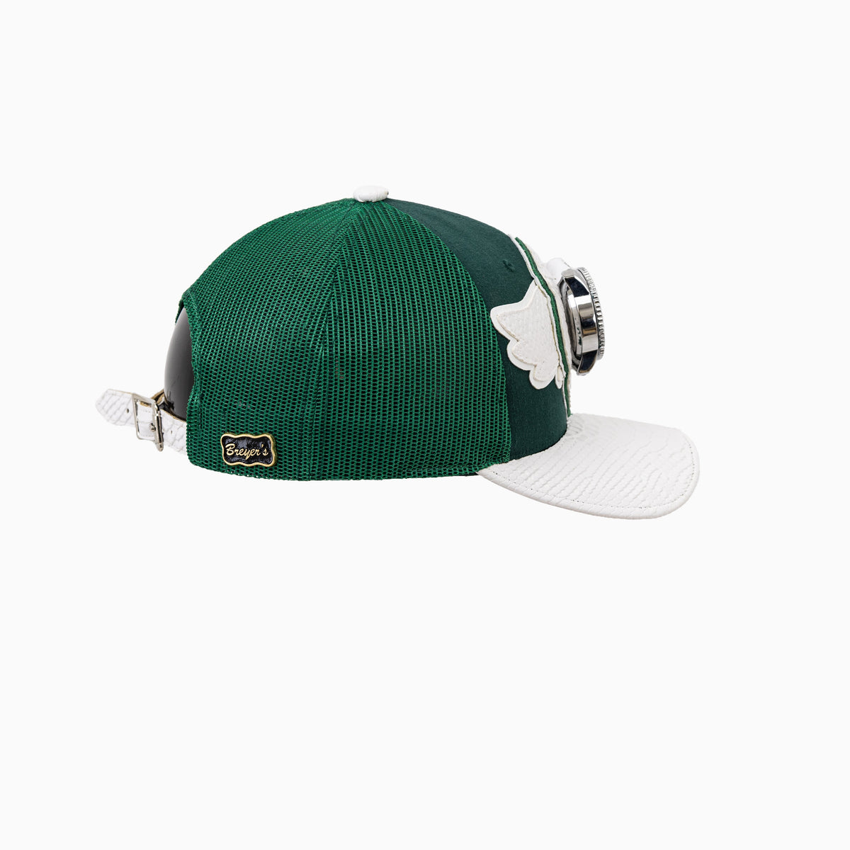 Breyer's Buck 50 Wool Trucker Hat With Leather Visor