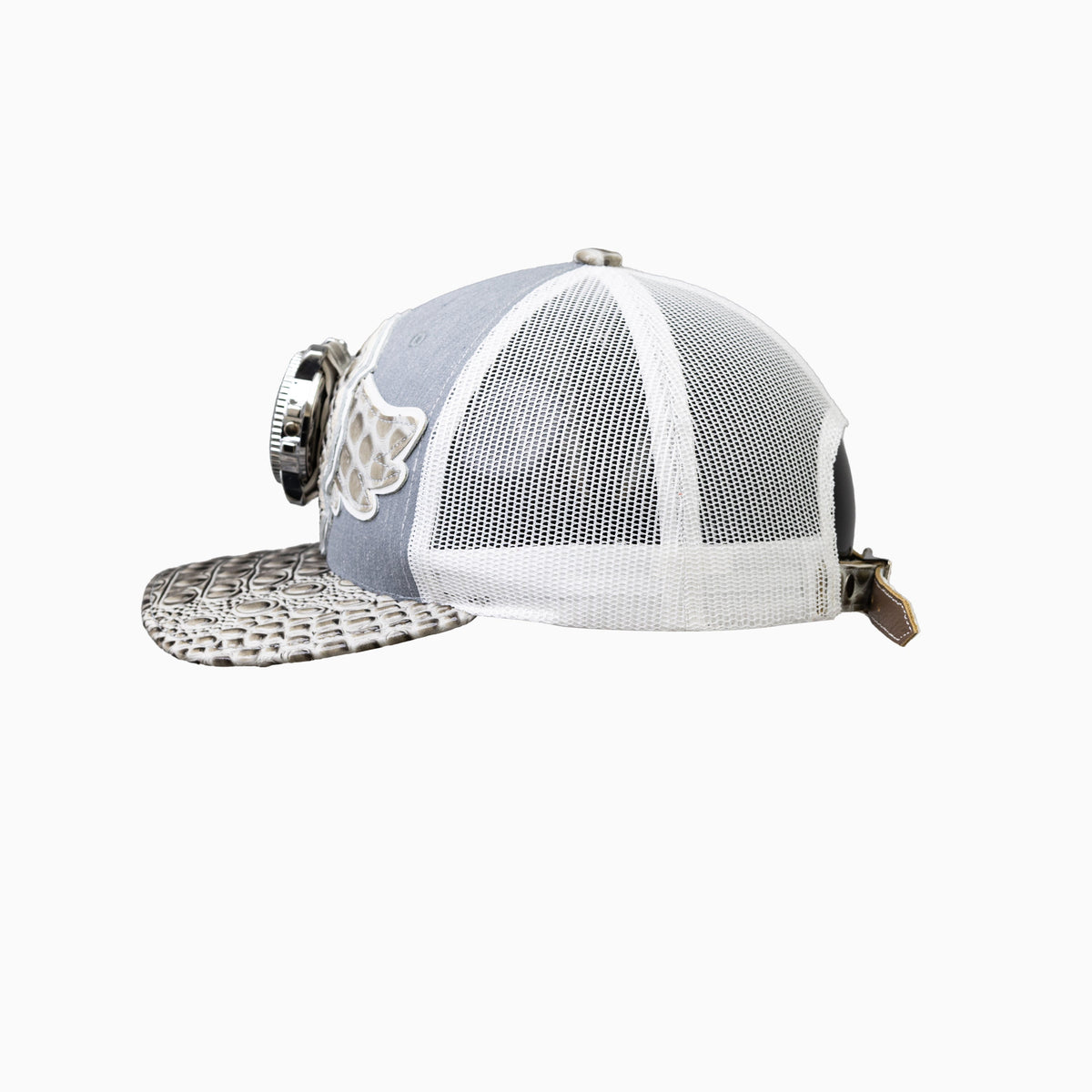 Breyer's Buck 50 Wool Trucker Hat With Leather Visor