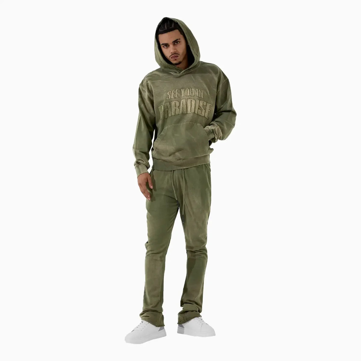 Men's Oasis Washed Pull Over Hoodie