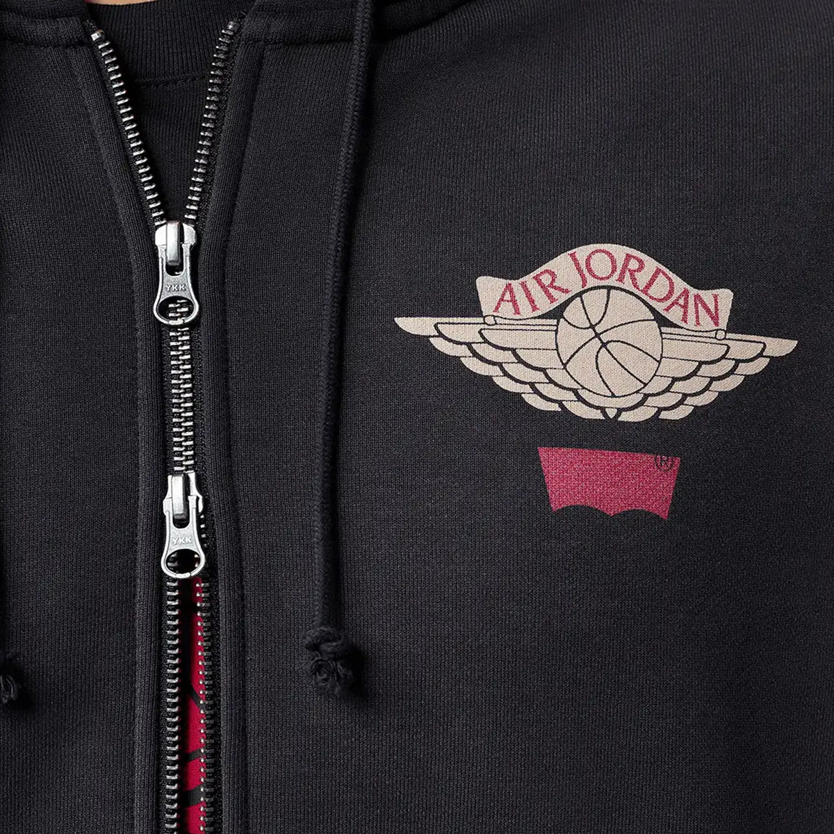 Jordan X Levi's® Black Full-Zip Hoodie