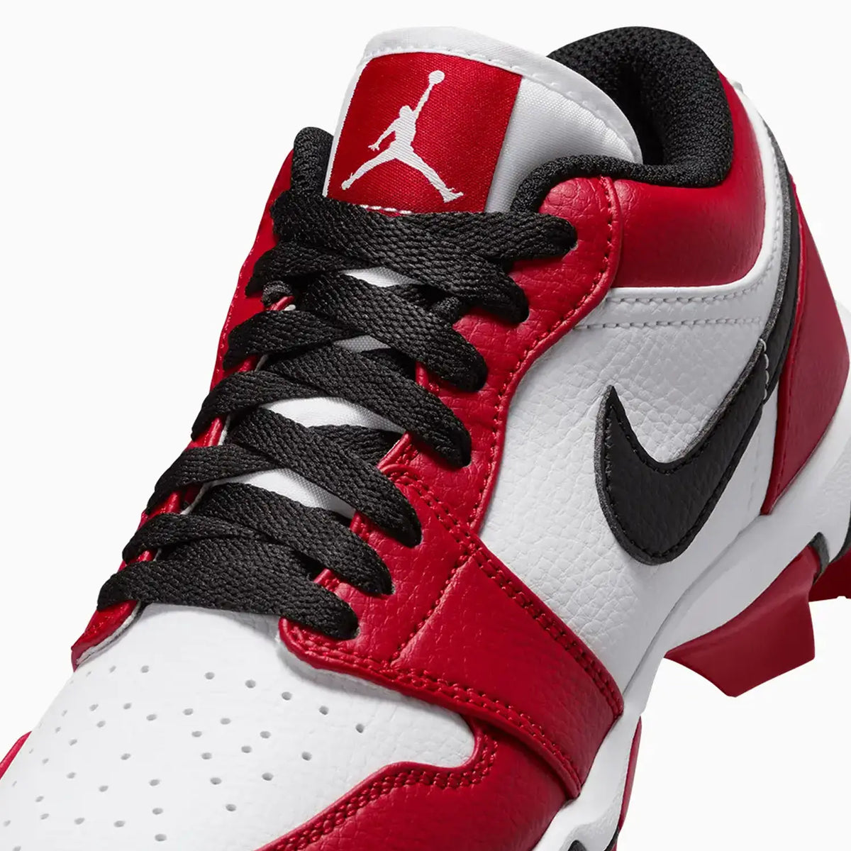 Kid's Jordan 1 Low Cleats "Chicago" Grade School