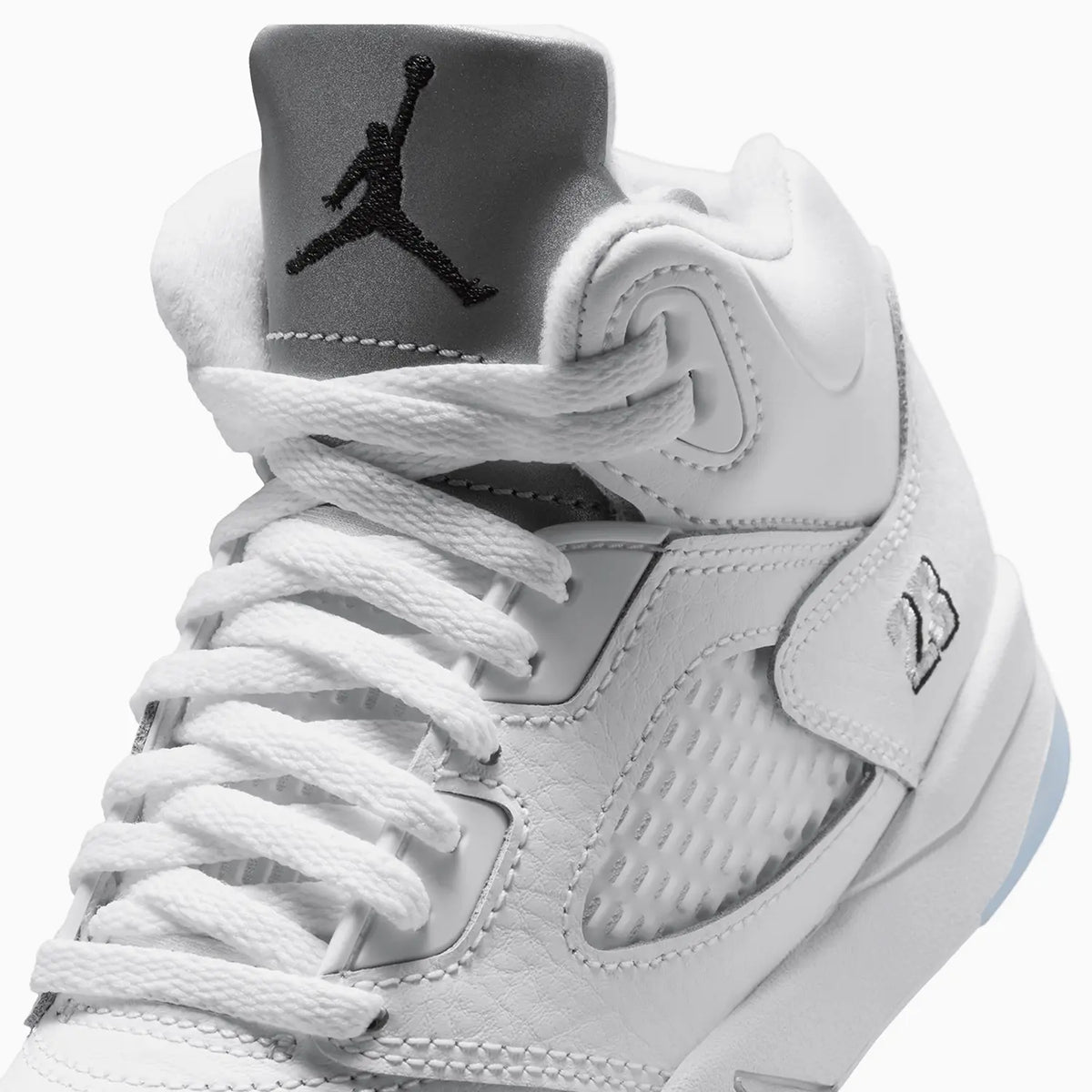 Kid's Jordan 5 Retro "White Metallic" Pre School
