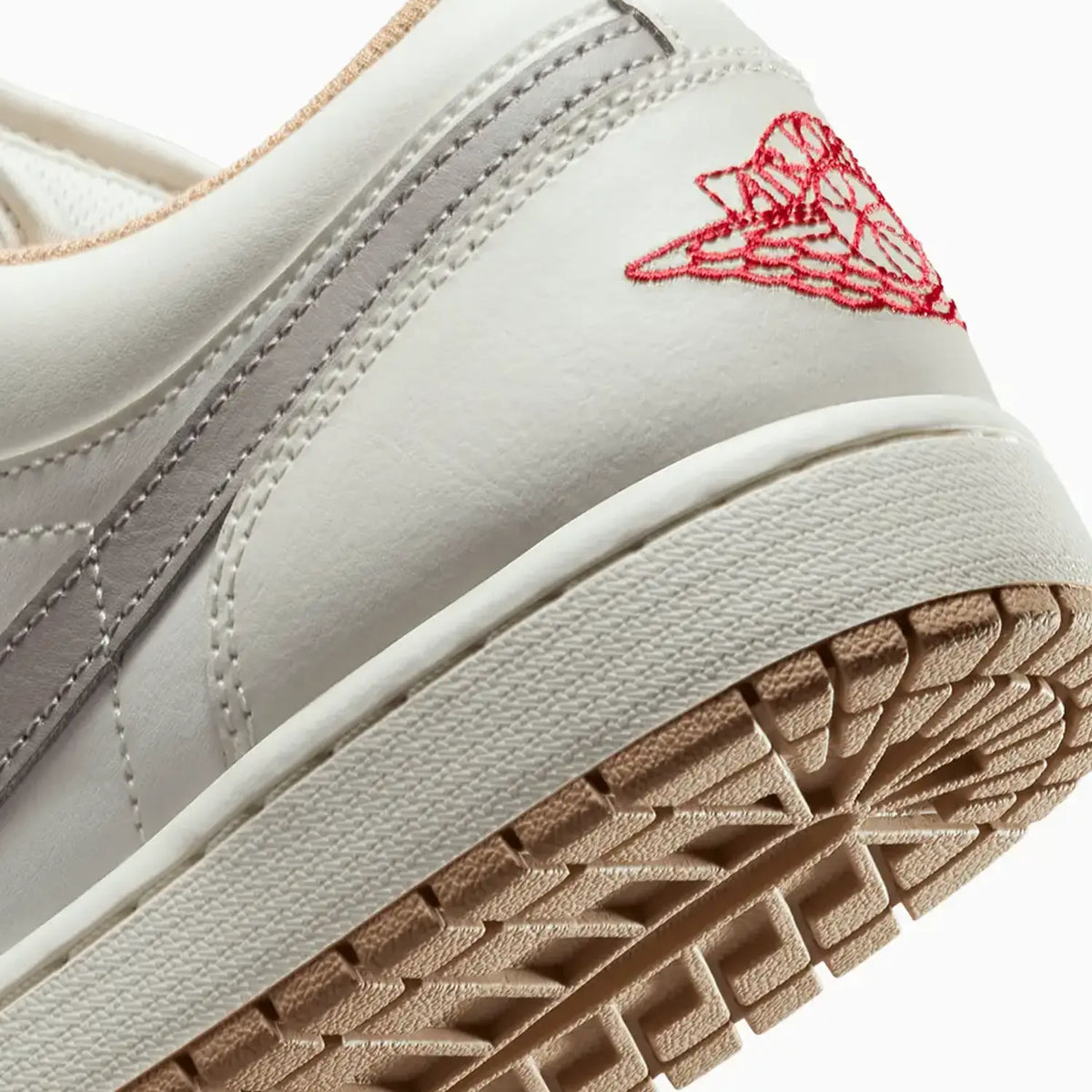 Men's Air Jordan 1 Low "Sail Fire Red College Grey"