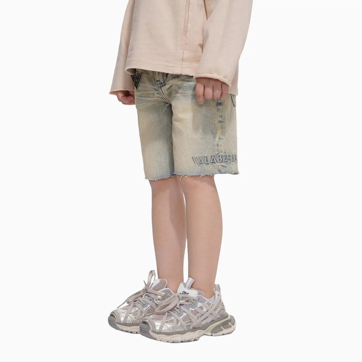 Kid's Denim Vintage Wash Shorts