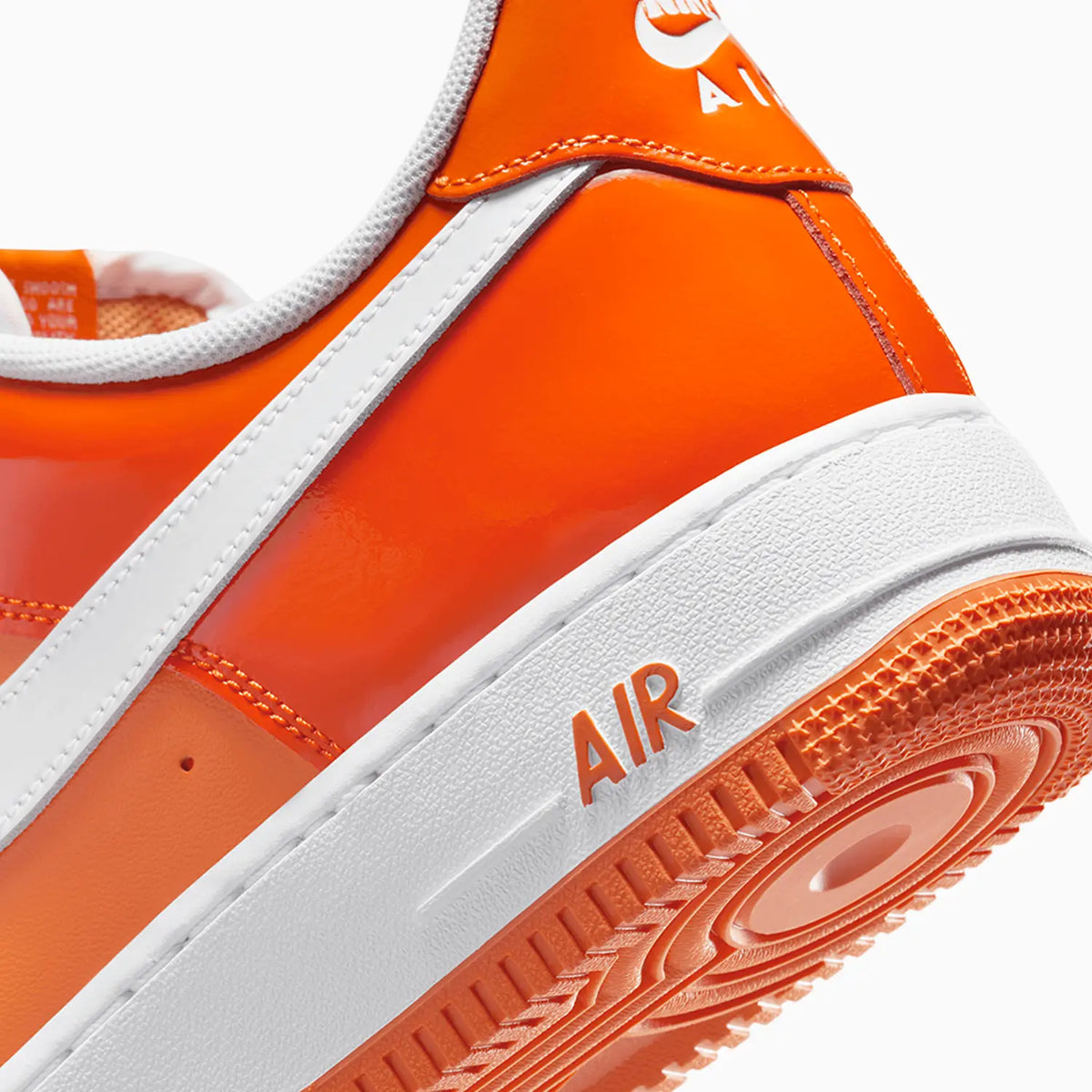 Men's Air Force 1 07 LV8 "Orange White Patent"