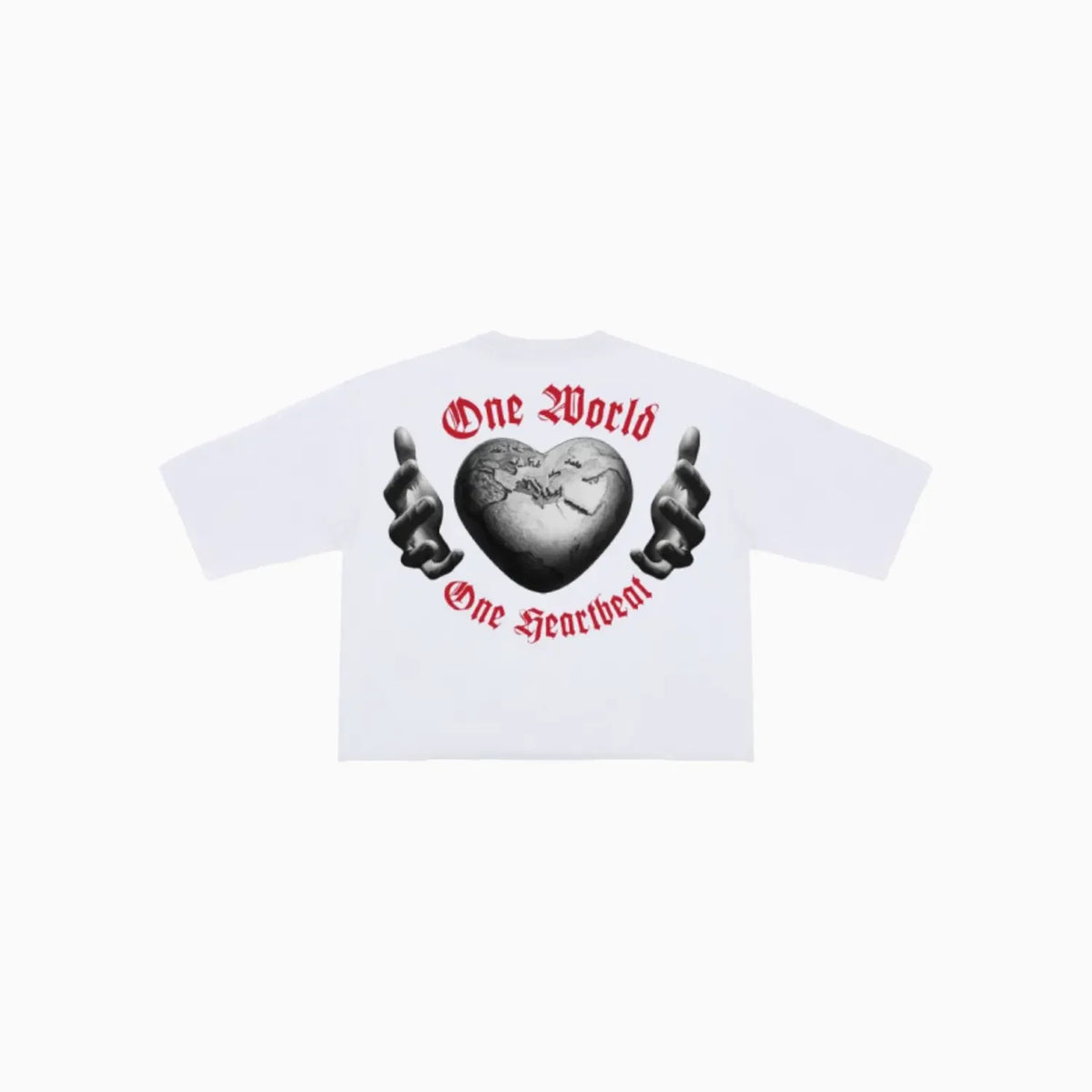 Men's One World Cropped T-Shirt