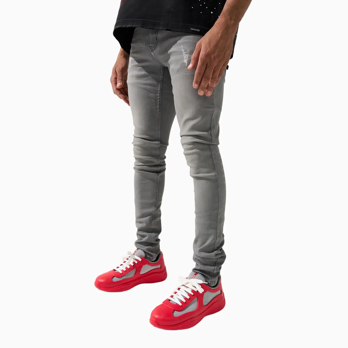 Men's Beluga Grey Jeans Pant