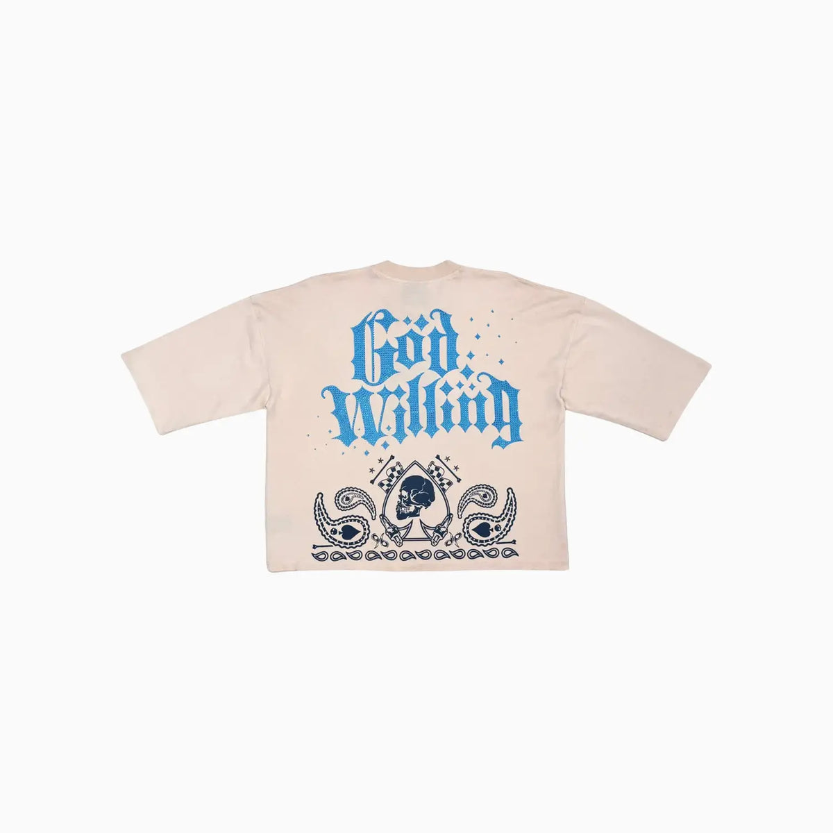 Men's Wide Crop Fit Short Sleeve T-Shirt