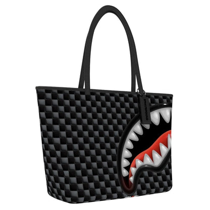 Sharks In Paris Balloon Black Tote Bag