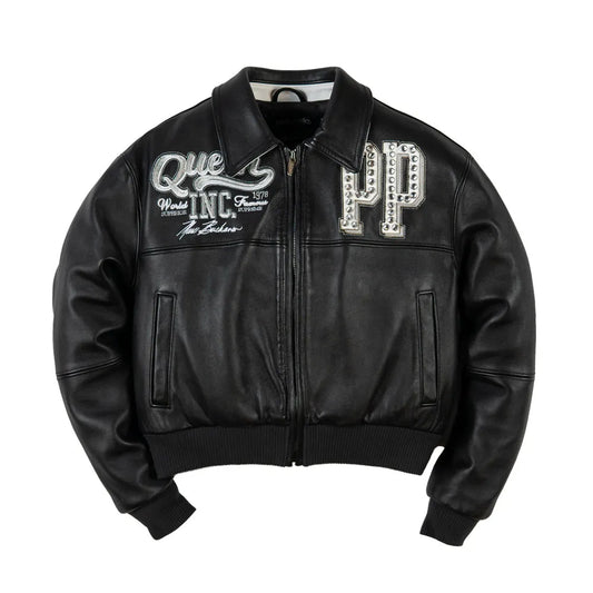 Women's Pelle Queen Crop Leather Jacket