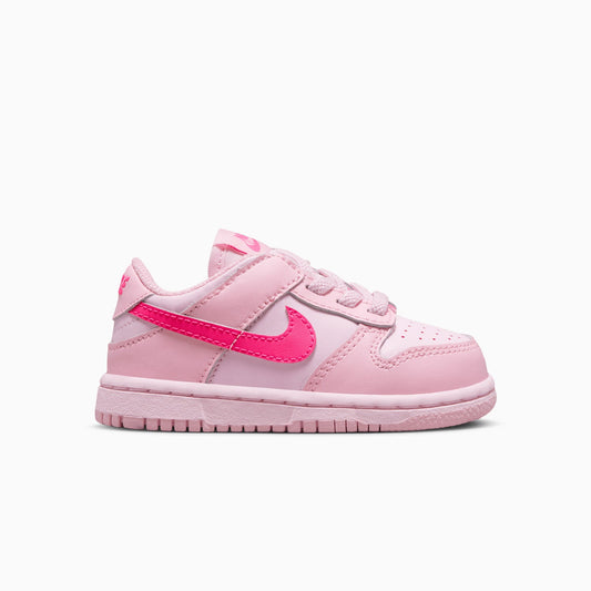 Kid's Dunk Low  "Triple Pink" Toddlers