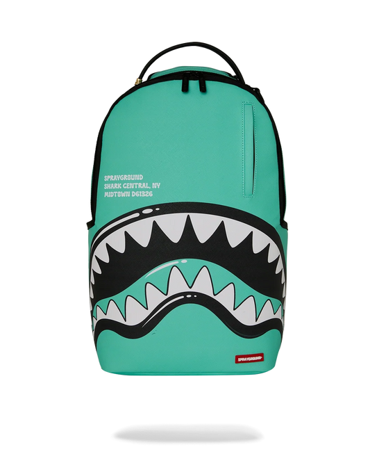 Shark Central Bubble Shark Turq Backpack
