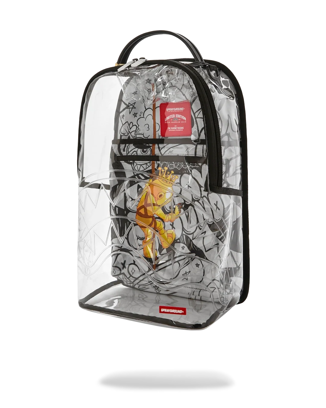 Clear Dlx Backpack Astromane Sky Writer