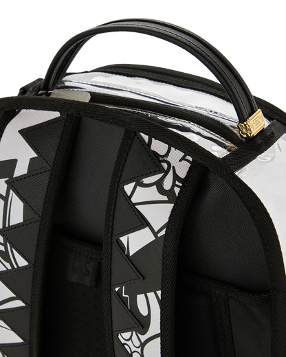 Clear Dlx Backpack Astromane Sky Writer