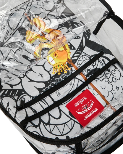 Clear Dlx Backpack Astromane Sky Writer
