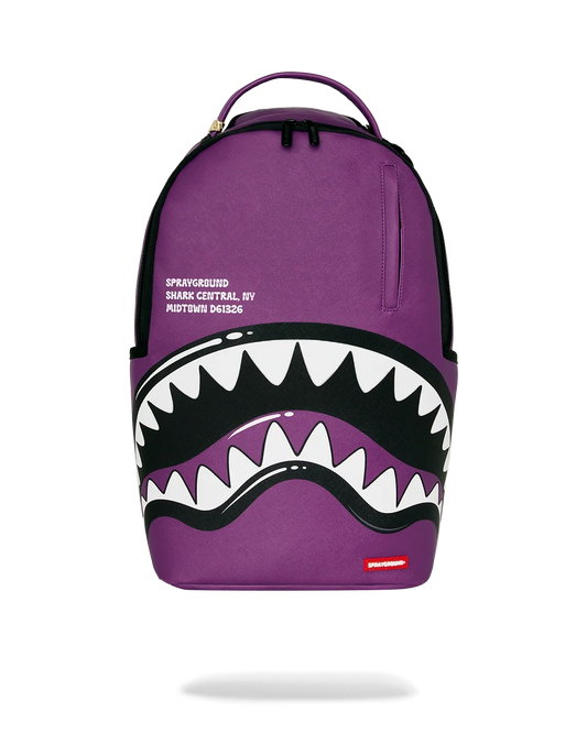 Shark Central Bubble Shark Purple Backpack
