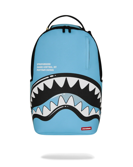 Shark Central Bubble Shark Sky Blue Backpack