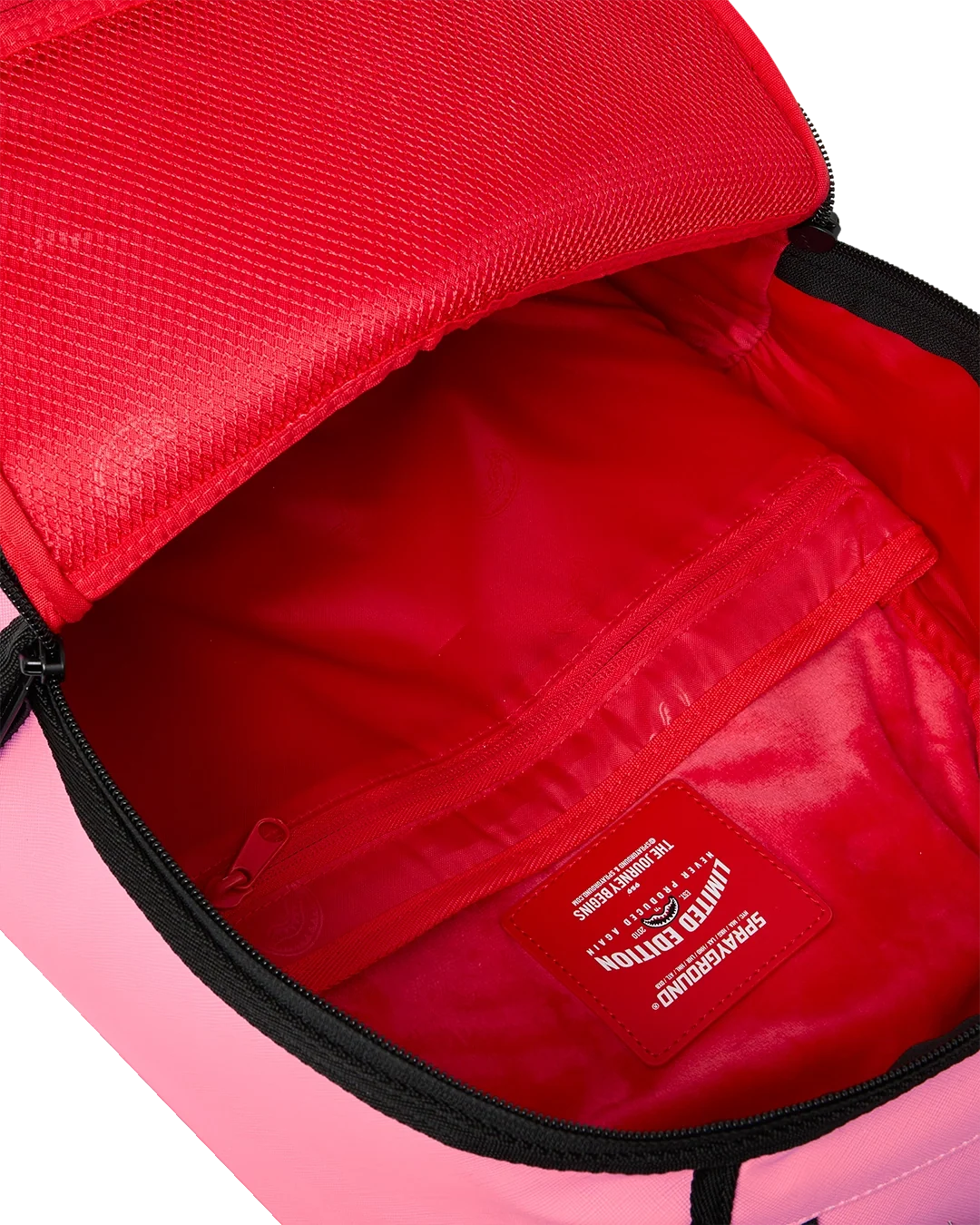 Shark Central Pink Embroidered Shark Backpack