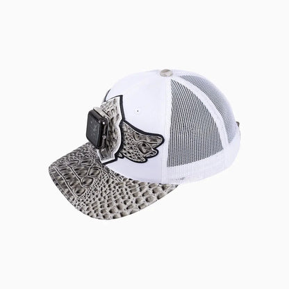 Breyer's Buck 50 Wool Trucker Hat With Leather Visor