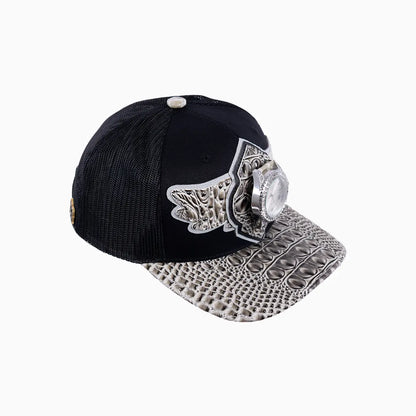 Breyer's Buck 50 Wool Trucker Hat With Leather Visor
