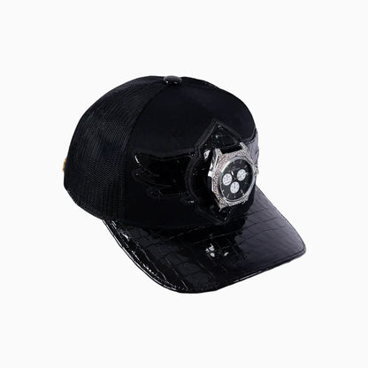 Breyer's Buck 50 Wool Trucker Hat With Leather Visor
