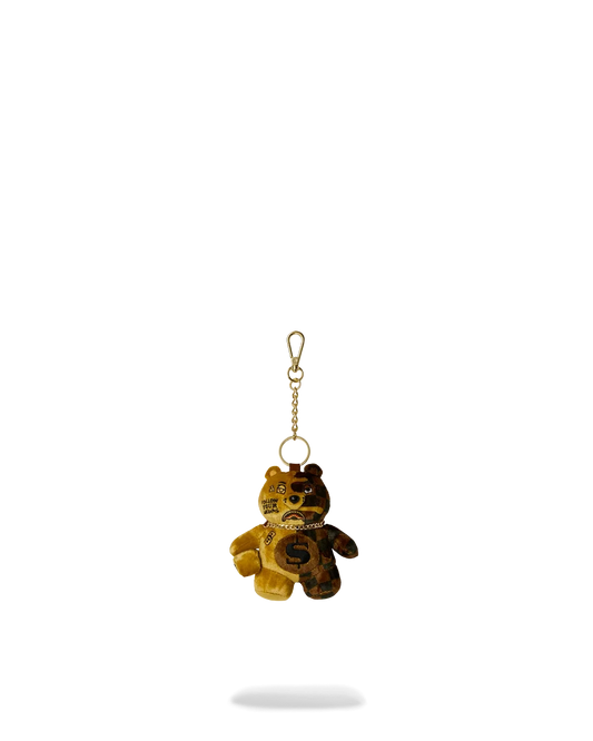 Sip Gold Drip Bear Keychain