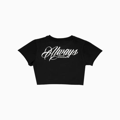 Women's Angel Graphic Crop T-Shirt