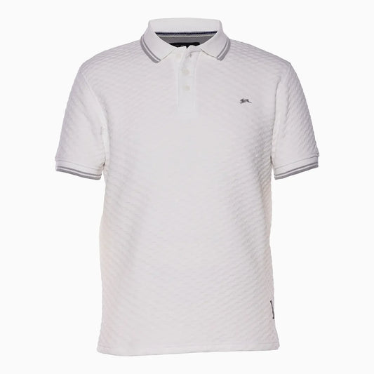 Men's Baylor Jacquard Knit Polo Shirt