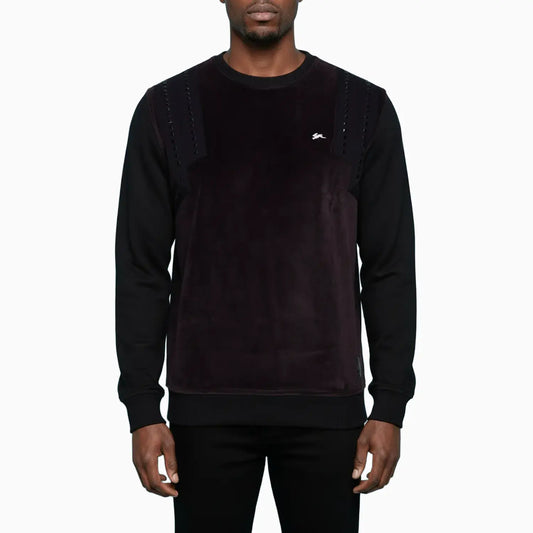 Men's Pete Fleece Crew Neck With Studs Sweatshirt