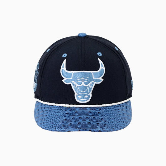 Breyer's Buck 50 Chicago Bulls Hat With Leather Visor