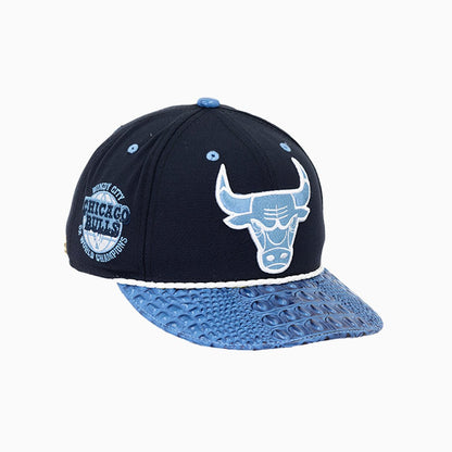 Breyer's Buck 50 Chicago Bulls Hat With Leather Visor