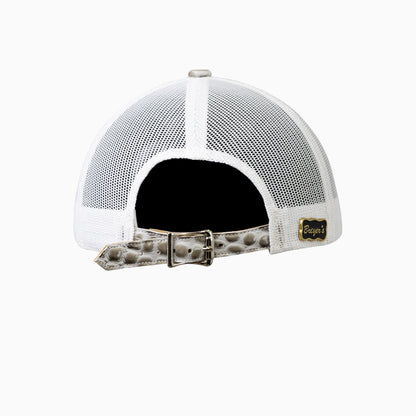Breyer's Buck 50 Wool Trucker Hat With Leather Visor