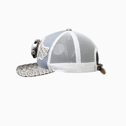 Breyer's Buck 50 Wool Trucker Hat With Leather Visor