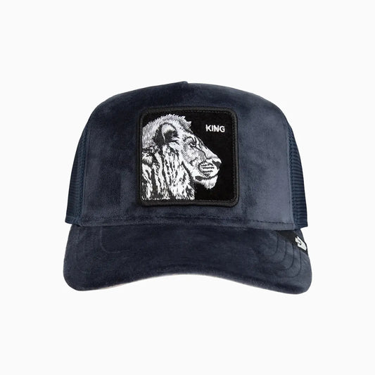 Velour Lion Trucker Hat