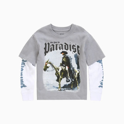 Kid's Night Rider Waffle Thermal T-Shirt