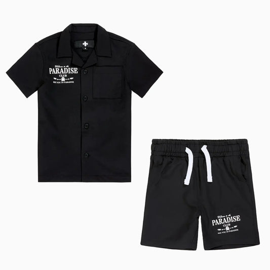 Kid's Paradise Club Shirt and Shorts Outfit