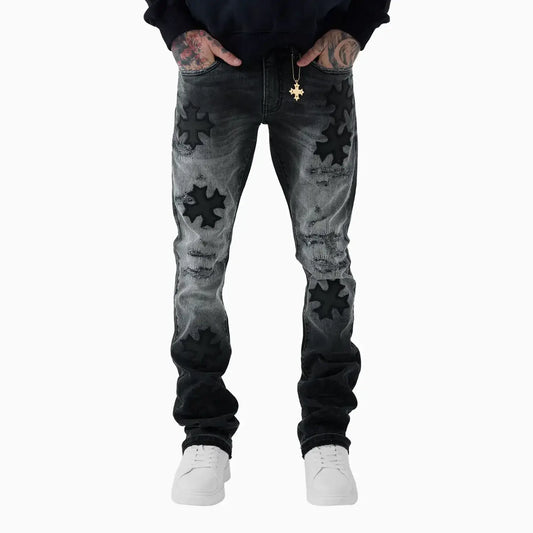 Men's Super Skinny Stacked Eden Denim Pant