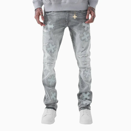 Men's Super Skinny Stacked Eden Denim Pant