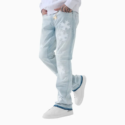 Men's Super Skinny Stacked Eden Denim Pant