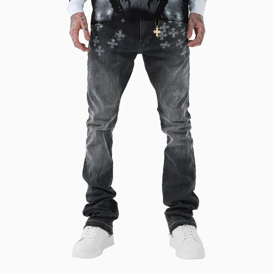Men's Super Skinny Stacked Forbidden Fruit Denim Pant