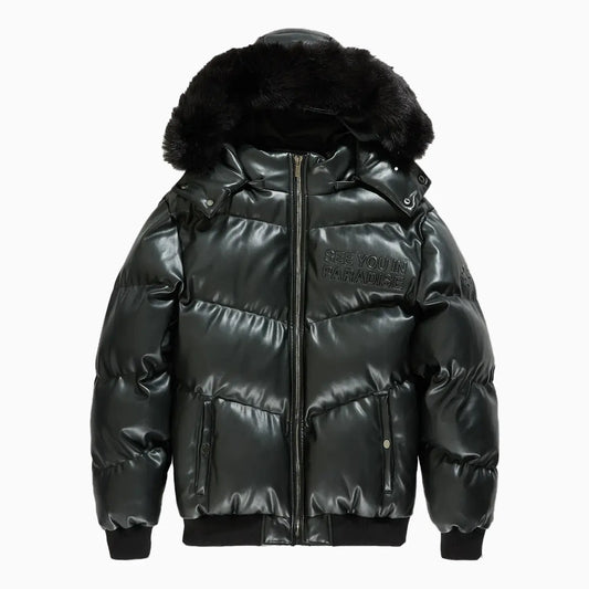 Kid's SYIP Pu Puffer With Emboss Jacket