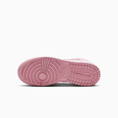 Kid's Air Jordan 1 Mid "Pearl Pink White" Grade School
