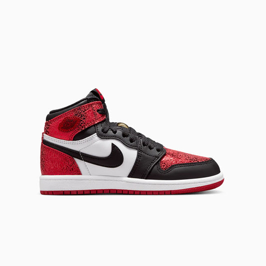 Kid's Air Jordan 1 Retro High OG "Ruby" Pre School