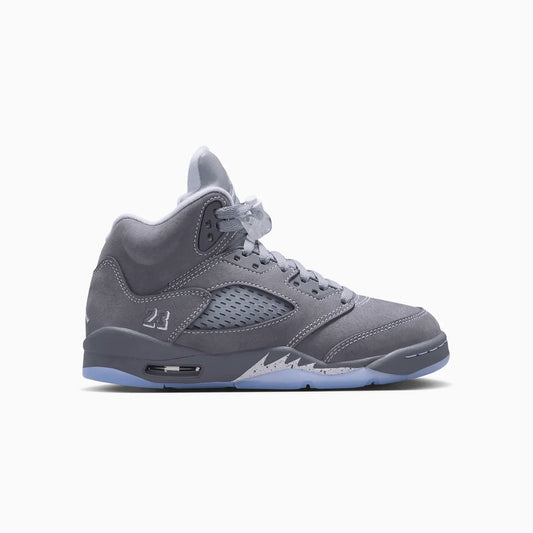 Kid's Air Jordan 5 Retro "Wolf Grey" Grade School