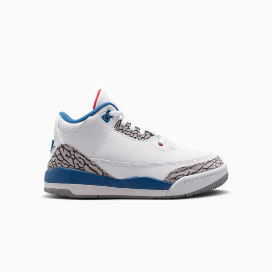 Kid's Jordan 3 Retro "True Blue" Pre School