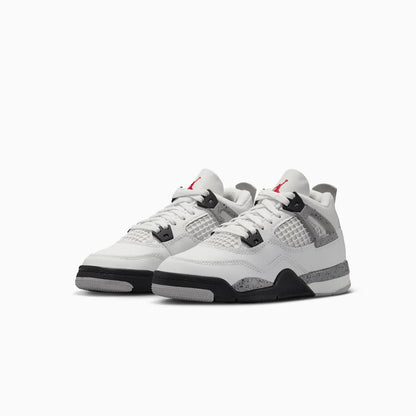 Kid's Jordan 4 Retro OG "White Cement" Pre School