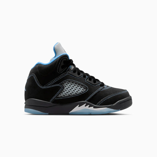 Kid's Jordan 5 Retro "Black University Blue" Pre School