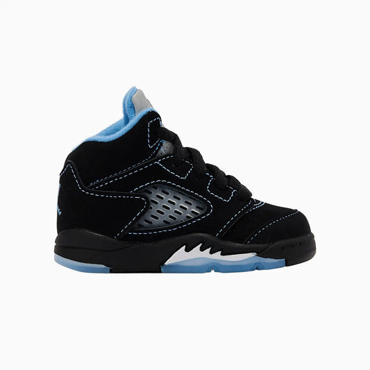Kid's Jordan 5 Retro "Black University Blue" Toddlers
