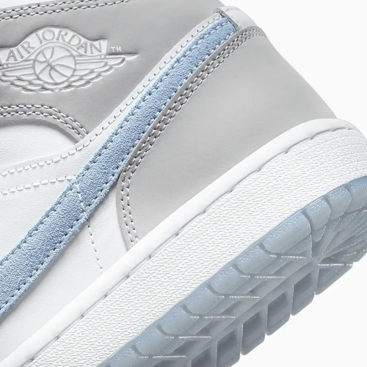 Women's Air Jordan 1 Mid "Wolf Grey Aluminum"